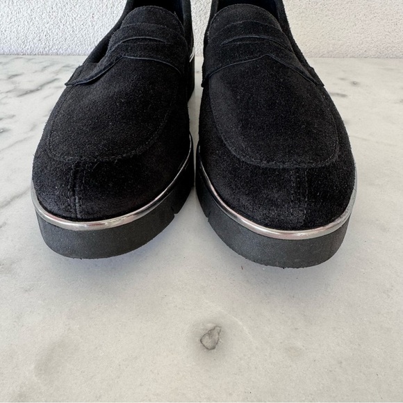 FLEXX Suede Leather Loafer Black Size 39 - Picture 4 of 10